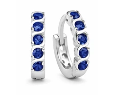 Beneto Round Sidabrinis Earrings AGUC1207