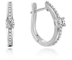 Beneto Round sidabrinis earrings AGUC185