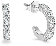 Beneto Round sidabrinis earrings AGUP1169