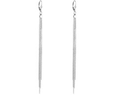 Beneto Sidabrinis chain earrings AGUP1840
