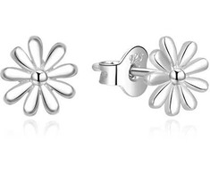 Beneto Sidabrinis daisy earrings AGUP740L