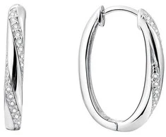 Beneto Sidabrinis oval earrings AGUC187
