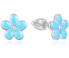 Beneto Sidabrinis flower earrings AGUP1833S