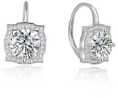 Beneto Sidabrinis glittering earrings AGUC2694