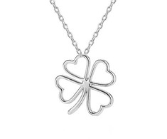 Beneto Sidabrinis pakabukas with four-leaf clover AGS780 / 47