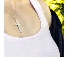 Beneto Sidabrinis pendant Cross AGH94