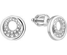Beneto Sidabrinis shimmering earrings AGUP1426S