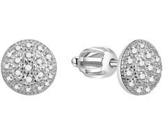 Beneto Sidabrinis shimmering earrings AGUP1462S