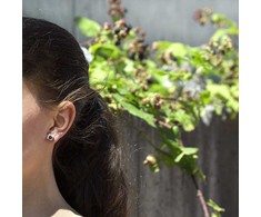 Beneto Sidabrinis square earrings AGUP1551S