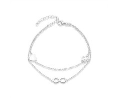 Beneto Stylish double sidabrinis bracelet AGB636 / 21