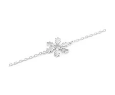 Beneto Stylish sidabrinis bracelet Snowflake AGB638 / 21