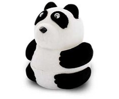 Beneto Exclusive Beneto išskirtinė zomšinė dovanų dėžutė Panda KDET1