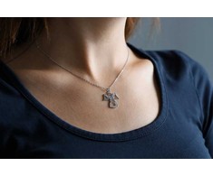 Beneto Timeless sidabrinis pendant Angel AGH234