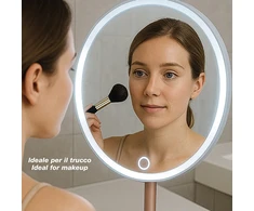 Įkraunamas kosmetinis veidrodis su LED apšvietimu „Beper“ P302VIS051