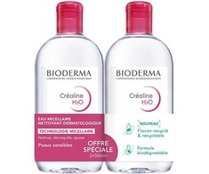 Bioderma Crealine H2O Original Micellar Vanduo Duo Set, 1000 ml