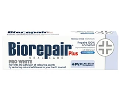 Biorepair Plus Pro Baltas balinamoji dantų pasta 75 ml