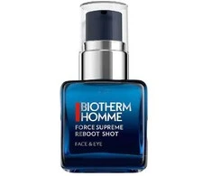 Biotherm Homme Force Supreme Reboot Shot serumas nuo nuovargio veidui ir paakių sričiai, 30 ml