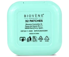 Biovene Pimple Star Patches &amp; Mirror Case 32 vnt. Žalių pleistrų rinkinys