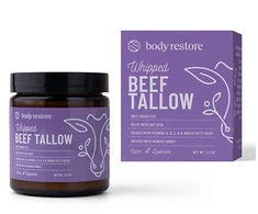 Body Restore Lavender Whipped Beef Tallow Body Kreminis 71 g