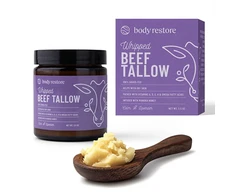 Body Restore Lavender Whipped Beef Tallow Body Kreminis 71 g