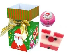 „Bomb Cosmetics“ dovanų rinkinys „Jingle Bell Rock Mini Cracker“