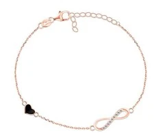 Brilio Silver Beautiful bronze bracelet BRC36R