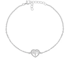 Brilio Silver Graži sidabrinė apyrankė Tree of Life BRC56W