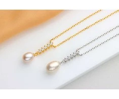 Brilio Silver Brilio Sidabrinis Beautiful sidabrinis pakabukas with real pearl NCL130W