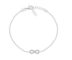Brilio Silver Brilio Sidabrinis Charming sidabrinis apyrankė su cirkoniais Infinity BR42W