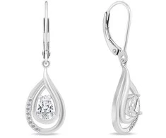 Brilio Silver Brilio Sidabrinis Charming sidabrinis auskarai su cirkoniais EA899W