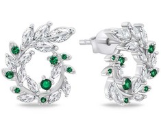 Brilio Silver Brilio Sidabrinis Lovely sidabrinis earrings with cubic zirconia EA777WG