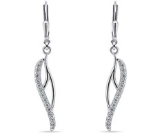 Brilio Silver Brilio Sidabrinis Charming sidabrinis auskarai su cirkoniais EA270W