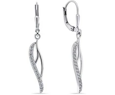 Brilio Silver Brilio Sidabrinis Charming sidabrinis auskarai su cirkoniais EA270W