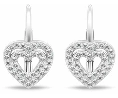 Brilio Silver Brilio Sidabrinis Charming sidabrinis heart earrings EA111W