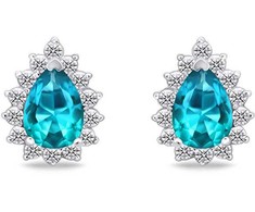 Brilio Silver Brilio Sidabrinis Sidabrinis jewelry set Drop with zircons SET226WAQ (pendant, earrings)