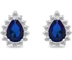 Brilio Silver Brilio Sidabrinis Sidabrinis jewelry set Drop with zircons SET226WB (pendant, earrings)