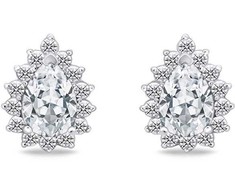 Brilio Silver Brilio Sidabrinis Sidabrinis jewelry set Drop with zircons SET226W (pendant, earrings)