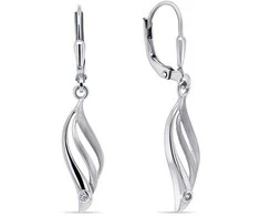 Brilio Silver Sidabrinis jewelry set SET202W (pendant, earrings)