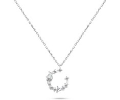 Brilio Silver Brilio Sidabrinis Charming sidabrinis pakabukas with zircons NCL79W