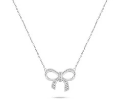 Brilio Silver Brilio Sidabrinis Charming sidabrinis pakabukas Bow NCL55W