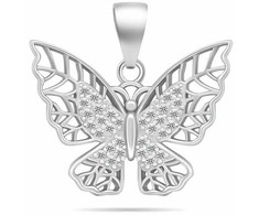 Brilio Silver Brilio Sidabrinis Charming sidabrinis pakabukas Butterfly PT34W