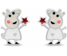 Brilio Silver Mieli Peppa Pig sidabriniai auskarai EA1088W