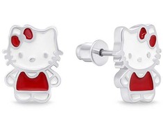Brilio Silver Brilio Sidabrinis Cute Hello Kitty sidabrinis earrings EA712W