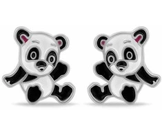 Brilio Silver Mieli sidabriniai auskarai Panda EA1113W
