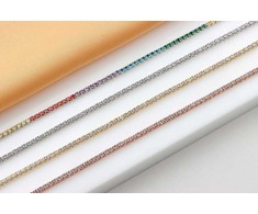Brilio Silver Dazzling cubic zirconia tennis bracelet BRC170R