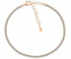 Brilio Silver Dazzling cubic zirconia tennis bracelet BRC170R