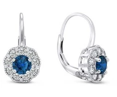 Brilio Silver Brilio Sidabrinis Dazzling sidabrinis dangling earrings with zircons EA333WB