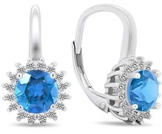 Brilio Silver Brilio Sidabrinis Dazzling sidabrinis earrings with zircons EA423WAQ