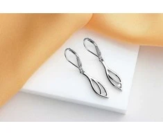 Brilio Silver Brilio Sidabrinis Padorūs auksiniu dengti auskarai su cirkoniais EA894Y