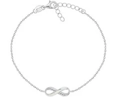 Brilio Silver Brilio Sidabrinis Decent Sidabrinis Apyrankė Infinity BRC119W